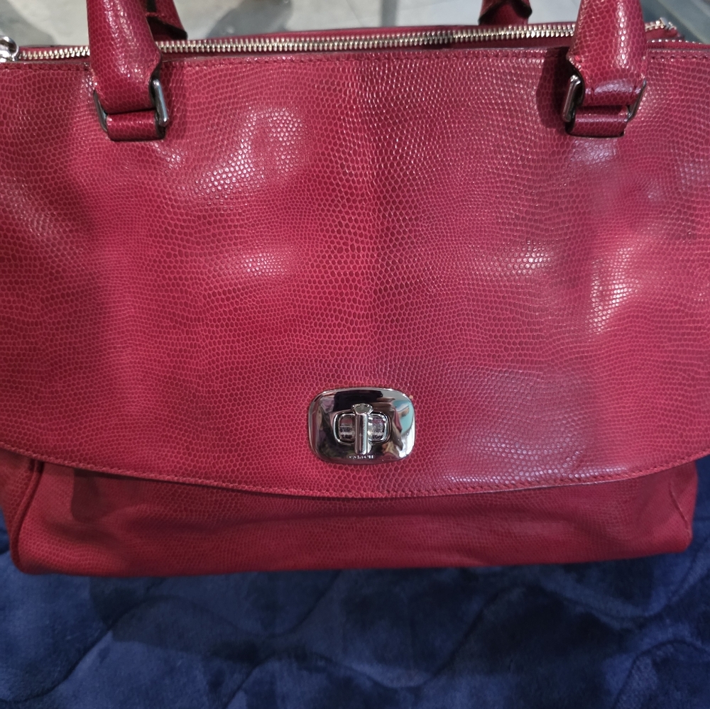 Coach Triple Compartment Satchel